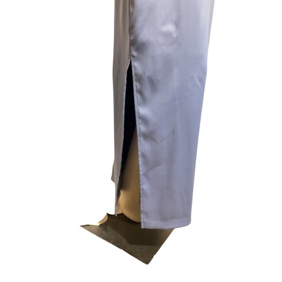 VTG 90s Prom Dress L Set Tank and Maxi Skirt Pastel Blue Celestial Fairy Formal - Picture 6 of 8